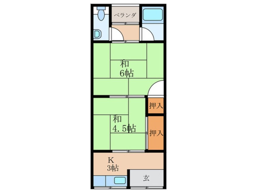 間取図 みそのハイツ