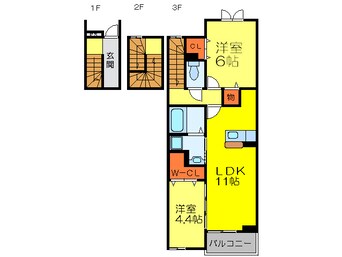 間取図 ポルトボヌールⅠ