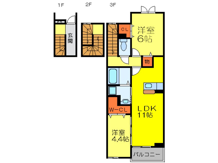 間取図 ポルトボヌールⅠ