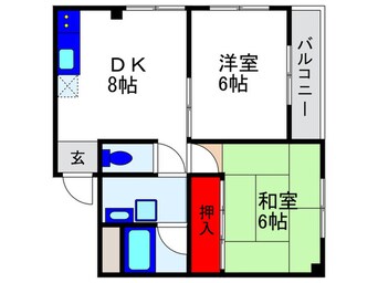 間取図 ウイステアリア箕輪