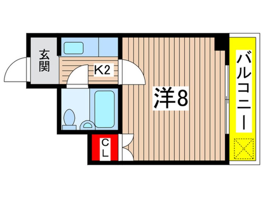 間取図 シャンクレール石橋