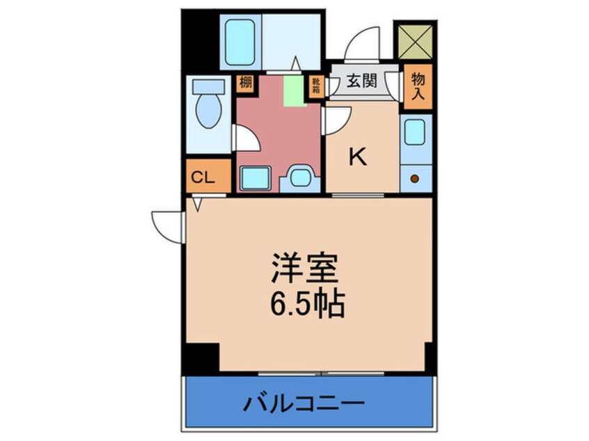 間取図 アクアプレイス東天満(301)