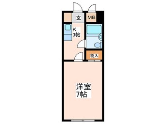 間取図 シティコーポのとや