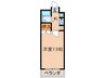 ハイムリヴィエール 1Kの間取り