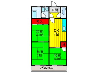 間取図 樋本マンション