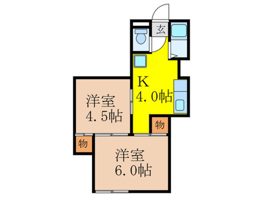 間取図 エタンスラン紀宝