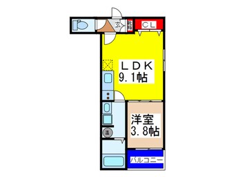 間取図 ザ・パークレーン中川東