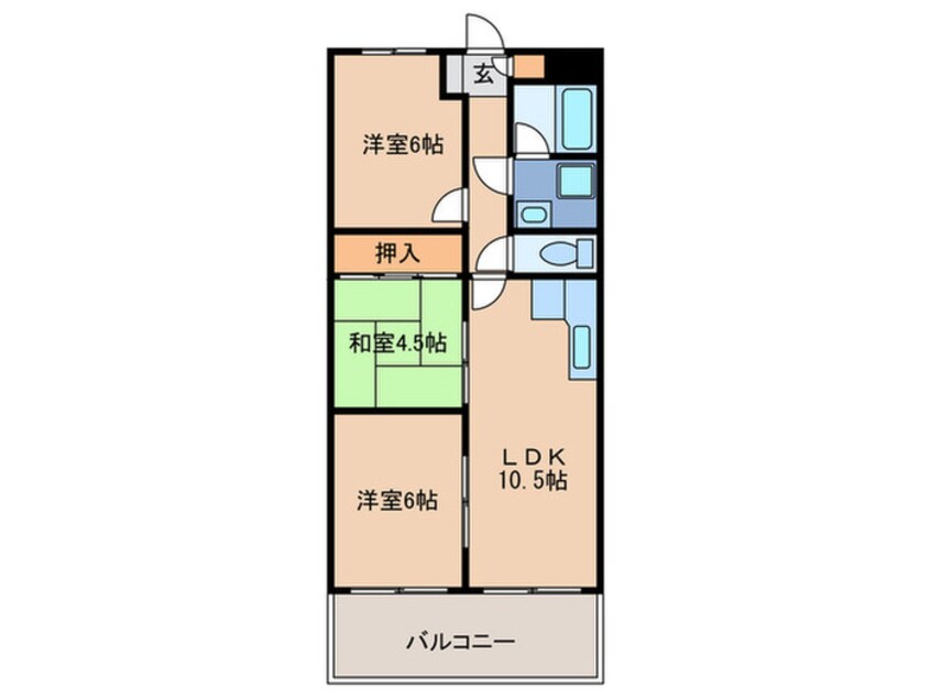 間取図 グロ－バルハイツ