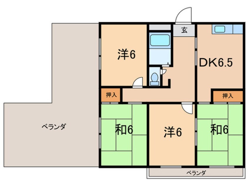 間取図 サンライズ春名