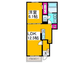 間取図 カルム・フリーデFU