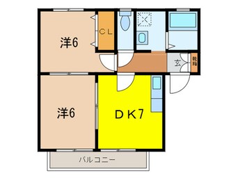 間取図 アサンテＢ棟