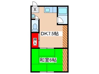 間取図 ハイツ北