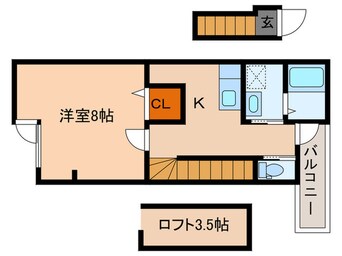 間取図 あんしん+宮川町08-3006