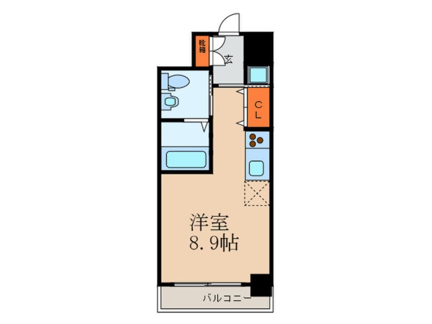 間取図 グレンパ－ク江坂Ⅱ