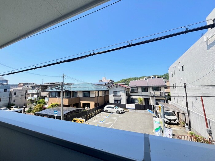 室内からの展望 ｴｽﾊﾟｼｵｶｰｻｳｴｽﾄｳｯﾄﾞ池田城南