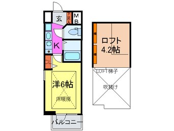 間取図 ｴｽﾃﾑｺ-ﾄ三宮駅前ﾗﾄﾞｩ-（317）