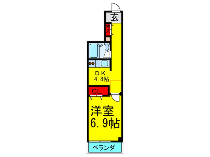 間取図 メゾンスカーレット