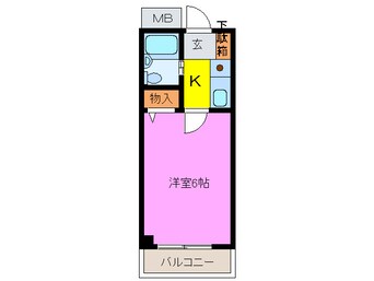 間取図 かんまつ７２８ハイツ