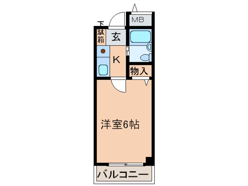 間取図 かんまつ７２８ハイツ