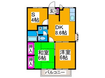 間取図 リベラル深阪Ａ