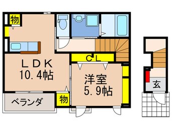 間取図 エテルネル　プリュネ