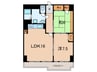 東急ドエル摩耶(305) 2LDKの間取り