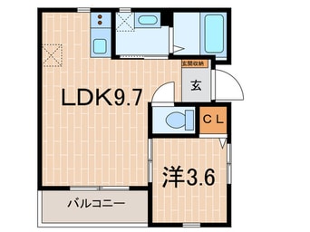 間取図 コート･ロッソ