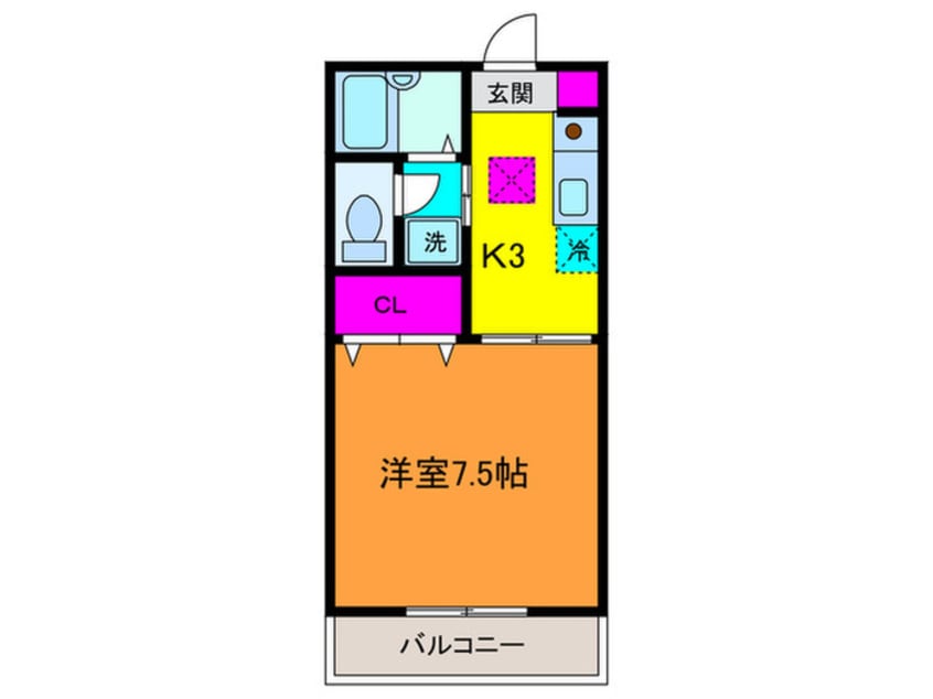 間取図 グリ－ンプラザ市場Ⅱ