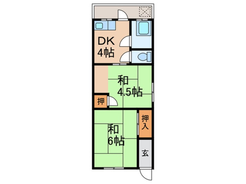 間取図 アクアハイツ神戸塩屋台