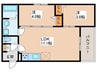 Leclerc IzumisanoⅡ 2LDKの間取り