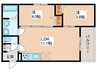 Leclerc IzumisanoⅡ 2LDKの間取り