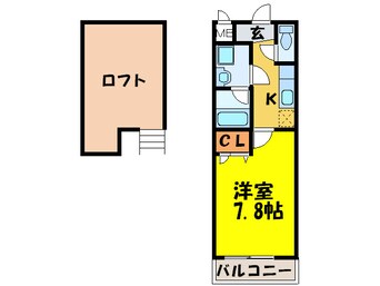 間取図 フジパレスデルフィ鳳南