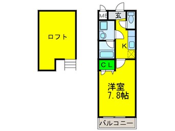 間取図 フジパレスデルフィ鳳南