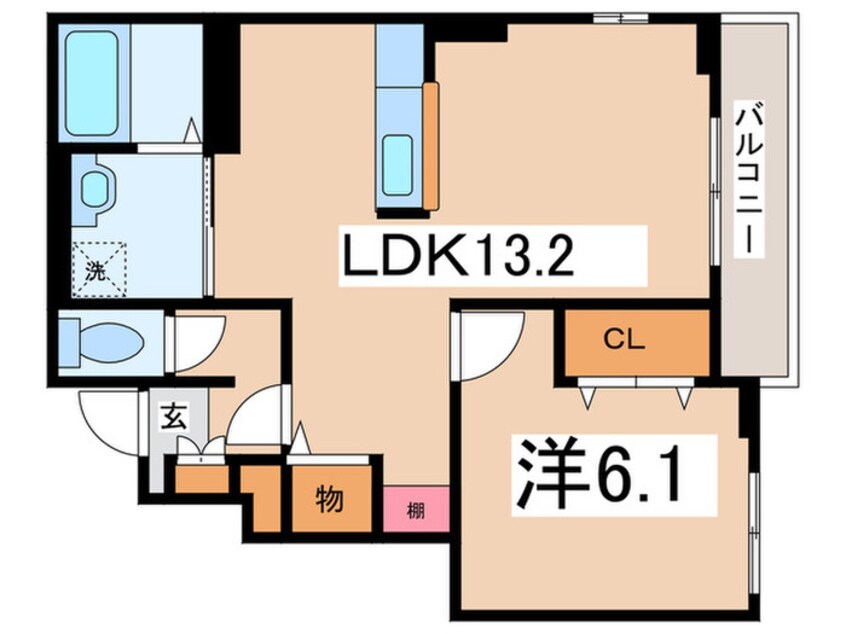 間取図 サンライズ　コート東山