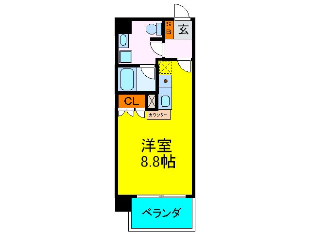 間取り図 アスリ－ト本町西
