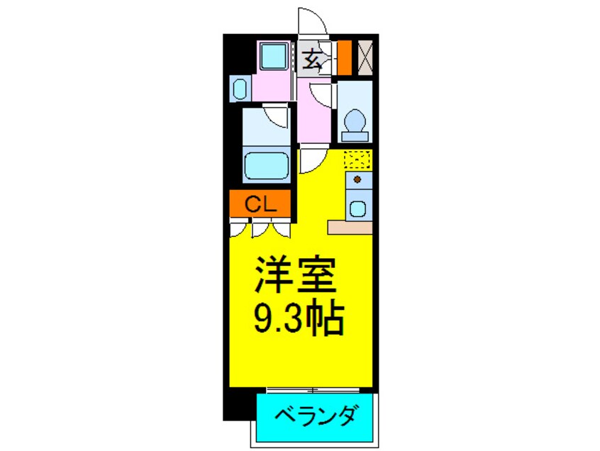 間取図 アスリ－ト本町西