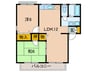 ロ－ズハイツ 2LDKの間取り