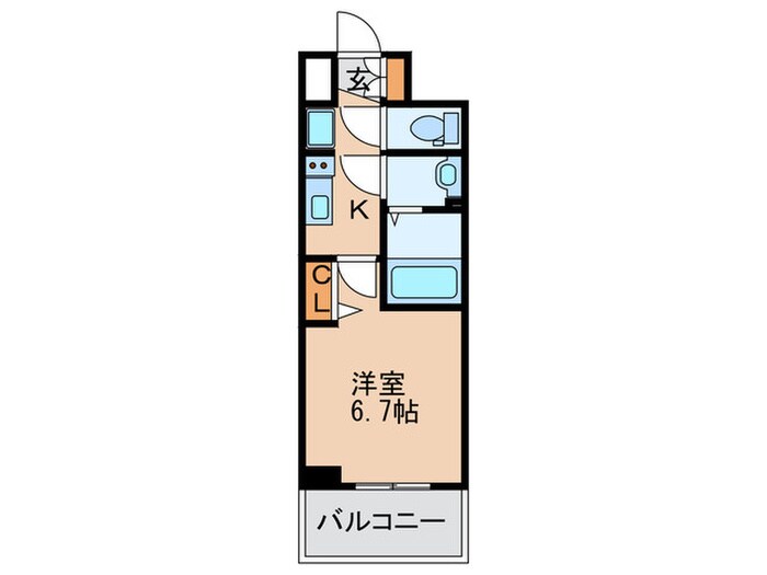 間取り図 ﾌﾟﾚｻﾝｽ塚本ｸﾞﾗﾝｹﾞｰﾄ(1004)