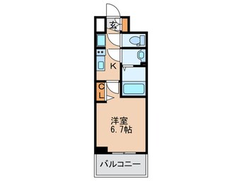 間取図 ﾌﾟﾚｻﾝｽ塚本ｸﾞﾗﾝｹﾞｰﾄ(1004)