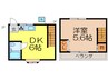 総持寺駅前ｸﾞﾘ-ﾝﾊｲﾂ2号館 1DKの間取り