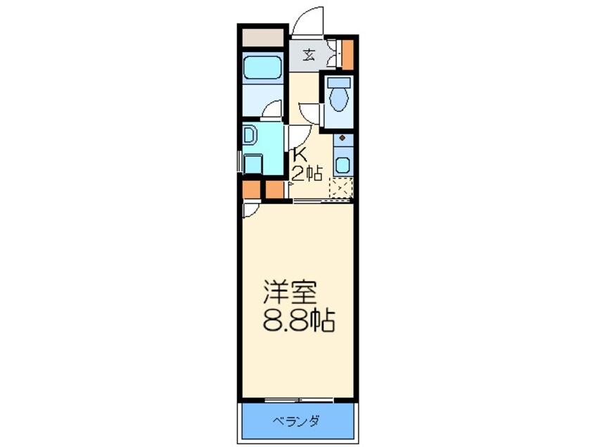 間取図 パ－クハイムうつぼ