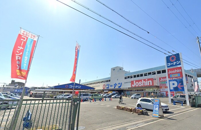 コーナン(電気量販店/ホームセンター)まで700m badge瓜破west