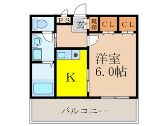 間取図 シェリール東淀川