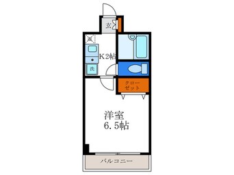 間取図 二条ＣＵＢＥ