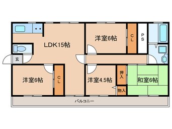 間取図 高津橋農住団地C棟