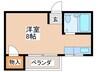 ロア－ル八坂 1Rの間取り