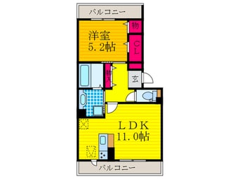 間取図 グランシャリオＢ棟