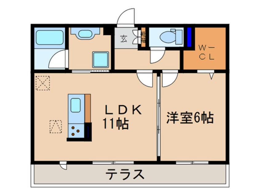 間取図 Ｌｅ ｃｉｅｌ Ⅰ