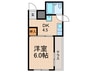 冨士家マンション 1DKの間取り