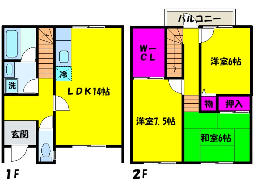 間取図 フジパレスソレイユ